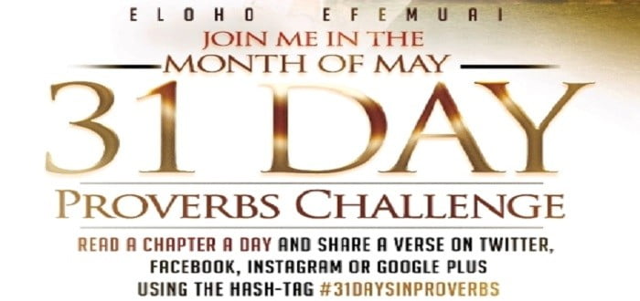 31 Days Bible Challenge With Eloho Efemuai.