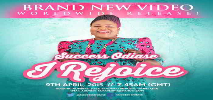 New Video: "I Rejoice" - Success Odiase