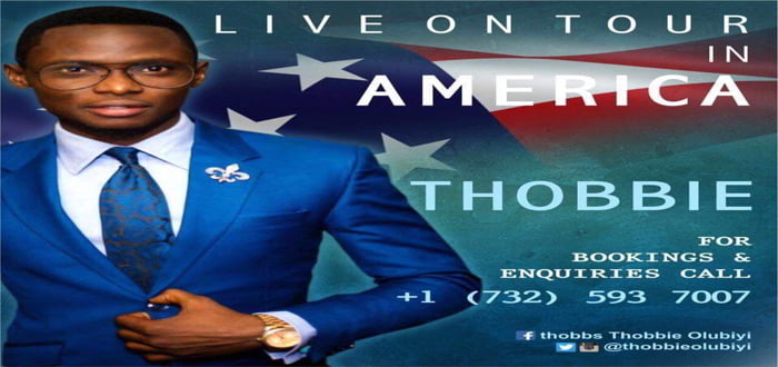 New Music: Thobbie Live On Tour In America Releases New Single "Worship Diary"
