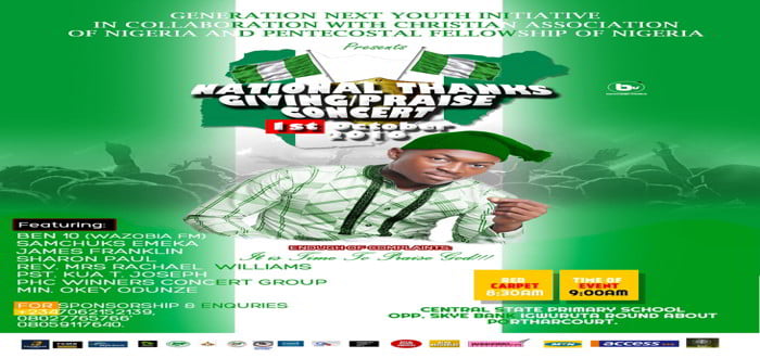 News: Independence Day National Thanksgiving And Praise Concert