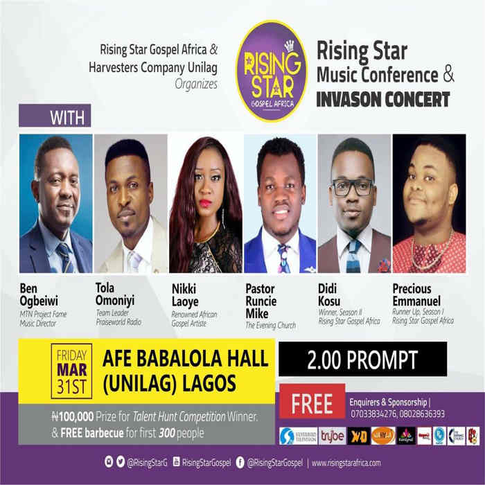 News: Rising Star: Music Conference & Invasion Concert Live In Lagos