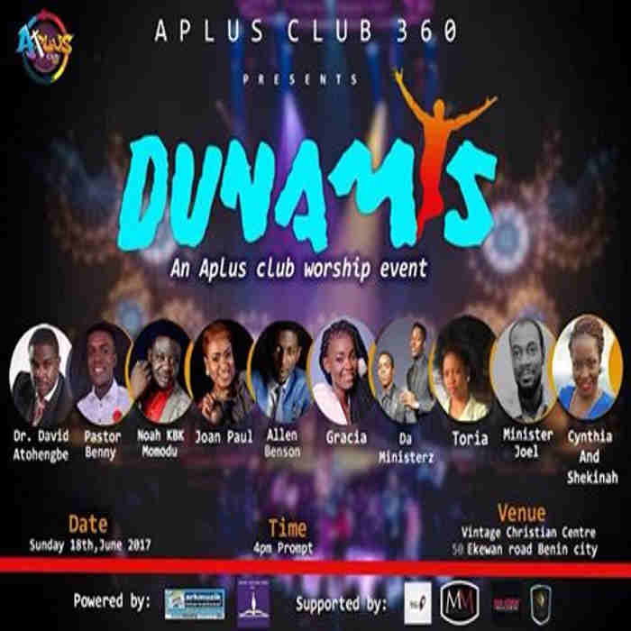 News: DUNAMIS (an A+ Plus Club 360 Worship Meeting)
