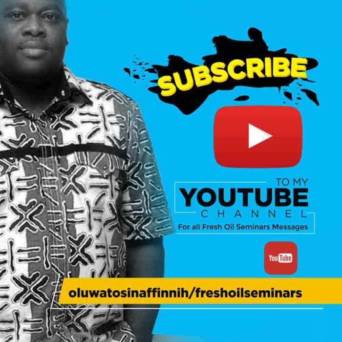 News Fresh Oil Seminars with Tosin Affinnih