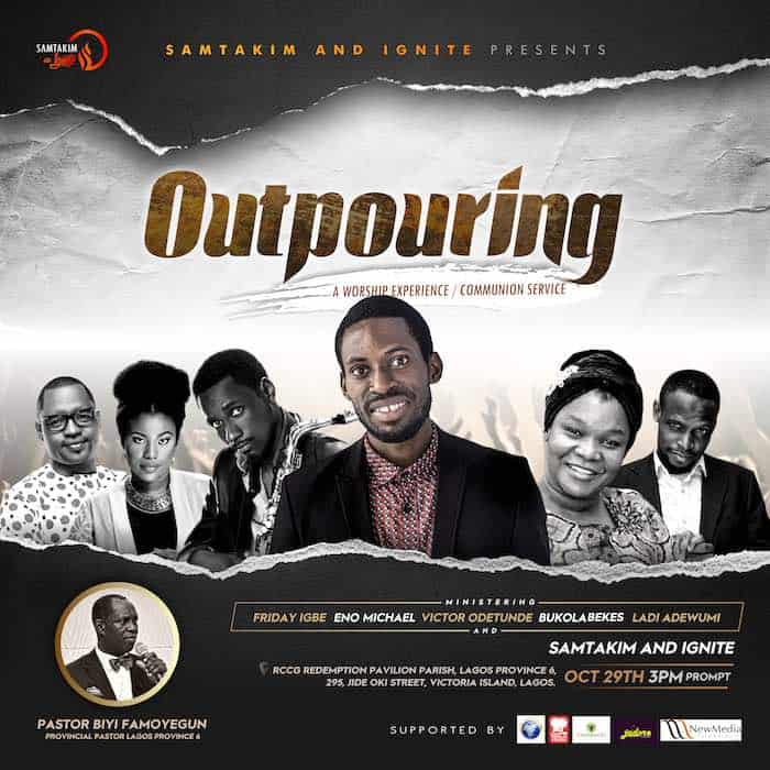 Gospel Event: SamTakim And Ignite Presents Outpouring | AmenRadio.net