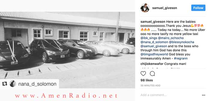 Breaking News: Tim Godfrey Splashes About 20Million Naira On Cars | AmenRadio.net