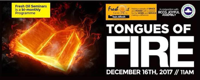 December 2017 Edition: Fresh Oil Seminar tagged - Tongues of Fire [AmenRadio.net]
