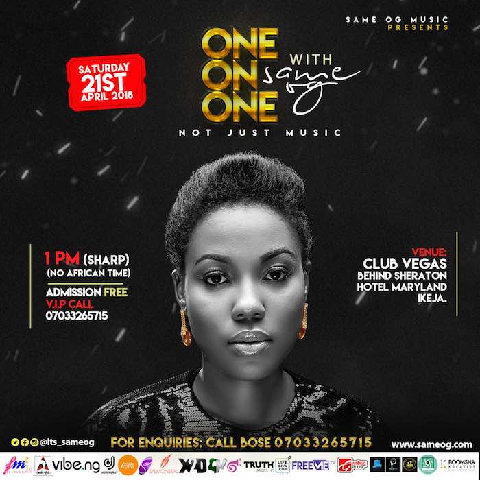 Gospel Event: Same Og Live In One On One Concert | AmenRadio.net