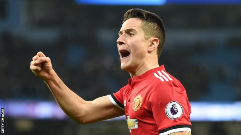 Ander Herrera denies spitting on City badge [www.amenradio.net]