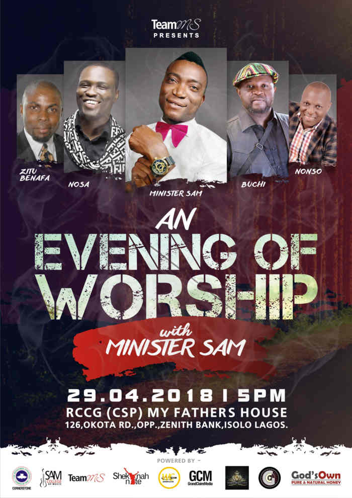 Gospel Event: Evening of Worship with Minister Sam | AmenRadio.net