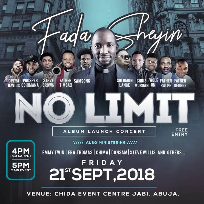 Gospel News: New Album Launch "No Limit" - Fada Sheyin | AmenRadio.net