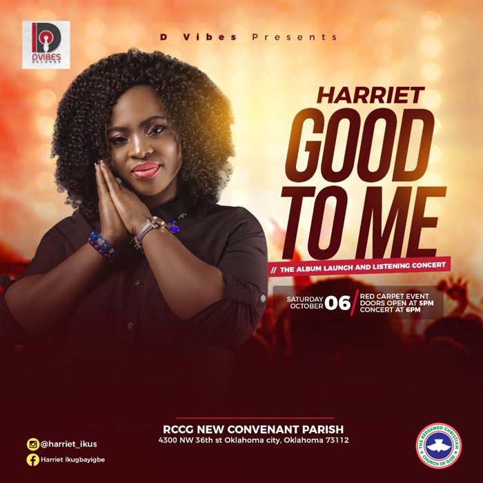 Gospel Event: Harriet, Good To Me Album Launch and Listening Concert | AmenRadio.net
