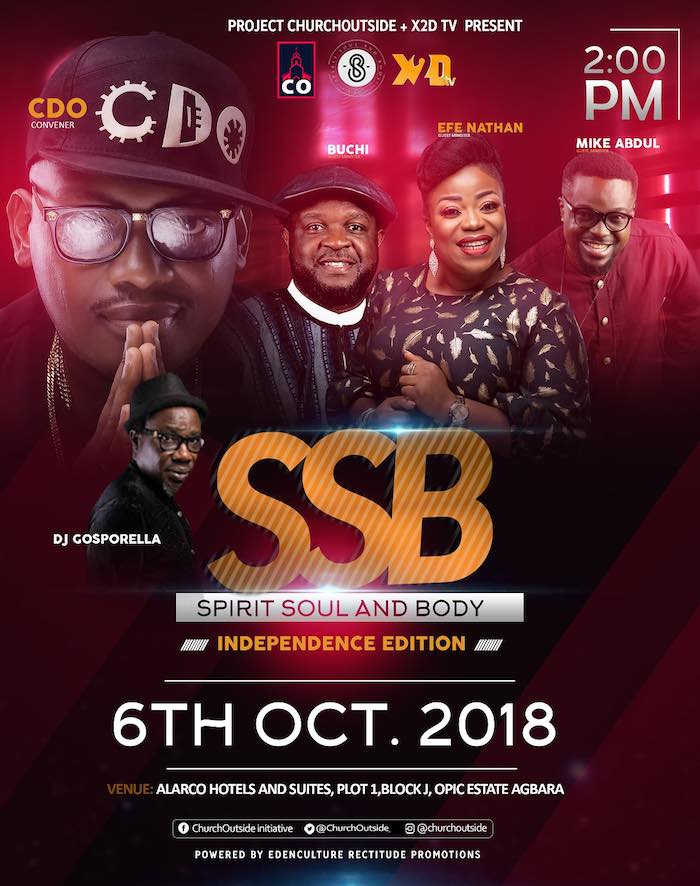 Gospel Event: CDO to hosts Spirit, Soul and Body Concert (Independence Edition), Live In Agbara | AmenRadio.net