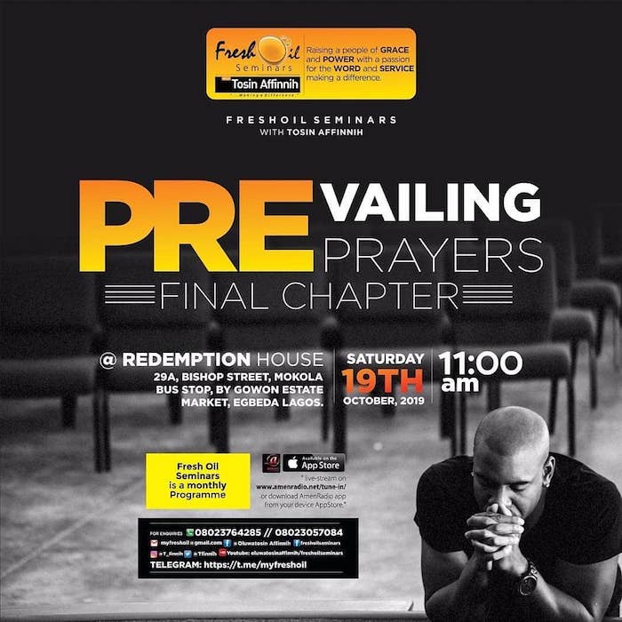 In the bible, Prayer does have the power to prevail in any circumstance but many people don’t know the secrets of prevailing prayer or what it means