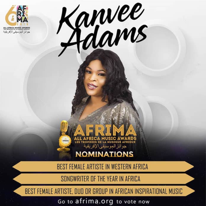 Kanvee Adams Bags 3 Award Nominations At Afrima 2019