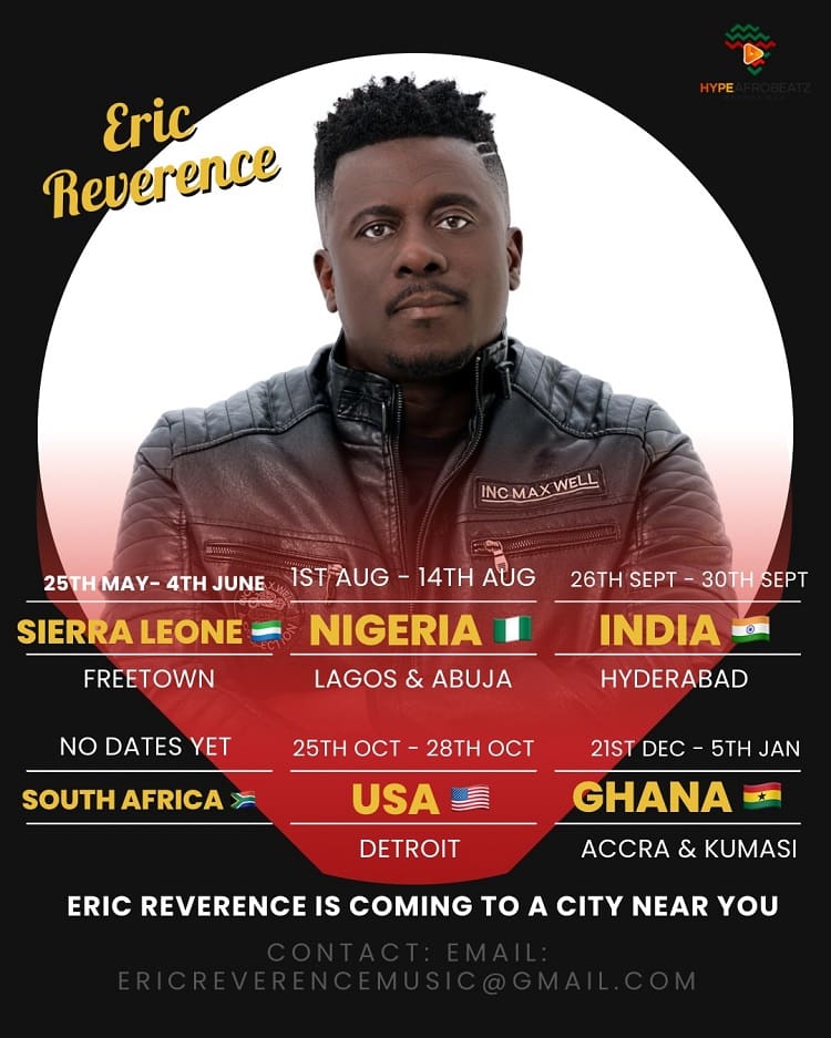 International Tour – Eric Reverence